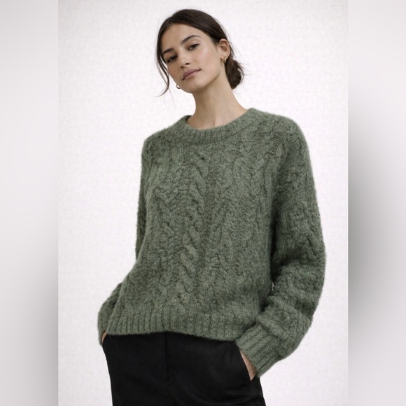Universal Thread Sweaters - 🌿 Universal Thread Olive Cable Knit Sweater | NWT | Size XXL